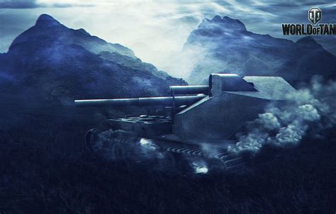 Game, Games, Art, World of Tanks, Wargaming Net, Waffenträger auf E 100, FuriousGFX , section ...