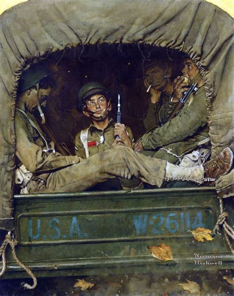 US troops, WWII | Norman rockwell art, Norman rockwell paintings, Rockwell paintings