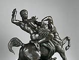 Antoine-Louis Barye | Theseus Fighting the Centaur Bianor | French, Paris | The Met