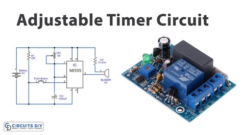 Adjustable Timer Circuit using 555