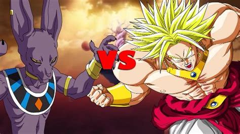 Beerus Vs Broly | Anime Amino