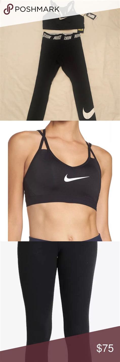 Nike Sports bra and matching NIKE LEGGINGS Brand new w tags Nike pro ...