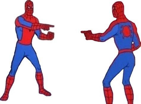 Spiderman Pointing Meme Template