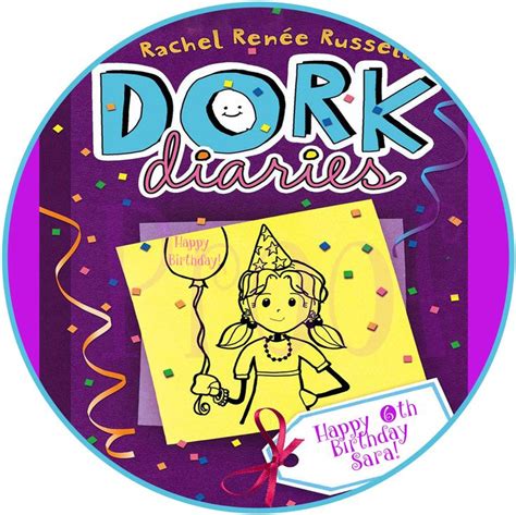 Dork Diaries Cupcake Toppers / Gift Tags PERSONALIZED by SoyGuadalupana on Etsy | Dork diaries ...