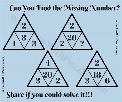 Picture Math Puzzle for Kids and Answer | Triangle Fun Math