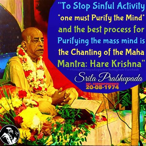 Srila Prabhupada Quotes on Instagram: “Chant Hare Krishna and Be Happy ...