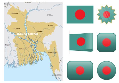 Vector Bangladesh Map - Download Free Vector Art, Stock Graphics & Images