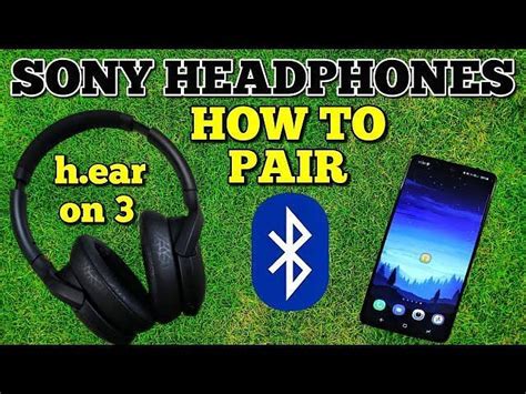 How to put Sony headphones in pairing mode