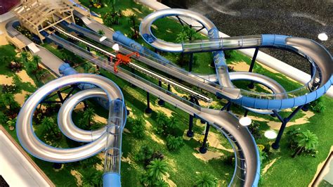 Theme park rides of the future: Hybrid roller coaster/waterslides?