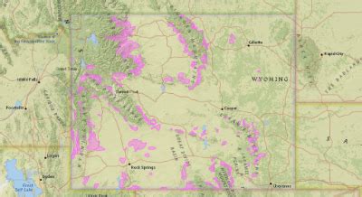 Wyoming Elk Population Map - World Map Wall Art Framed