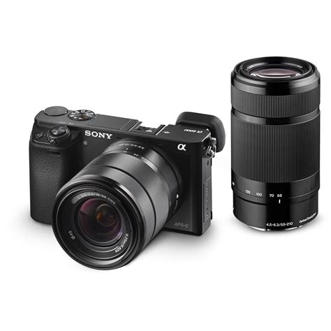 Sony Alpha a6000 Mirrorless Digital Camera ILCE6000K2L/B B&H