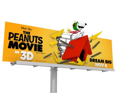 The Peanuts Movie - 3D Billboard | Clios