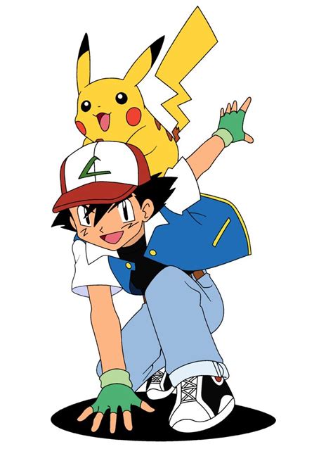 Ash e Pikachu Pokémon PNG - Artes Tops de Ash e Pikachu em PNG ...