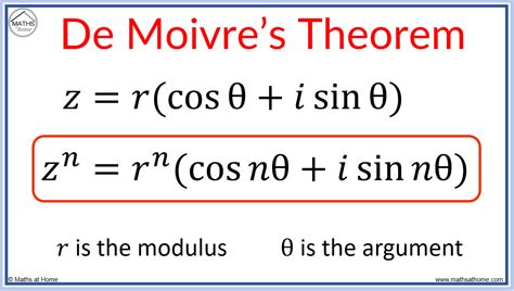 How to Use De Moivre’s Theorem to Find Powers of Complex Numbers ...