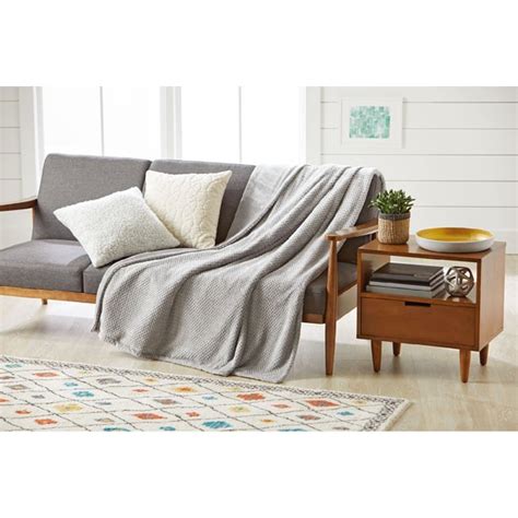 Better Homes & Gardens Oversized Reversible Velvet Plush Throw Blanket - Walmart.com - Walmart.com