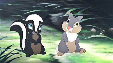 Walt Disney Screencapture of Flower and Thumper from "Bambi 2" (2006 ...