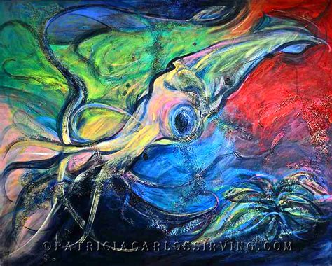 Giant Squid Painting at PaintingValley.com | Explore collection of ...