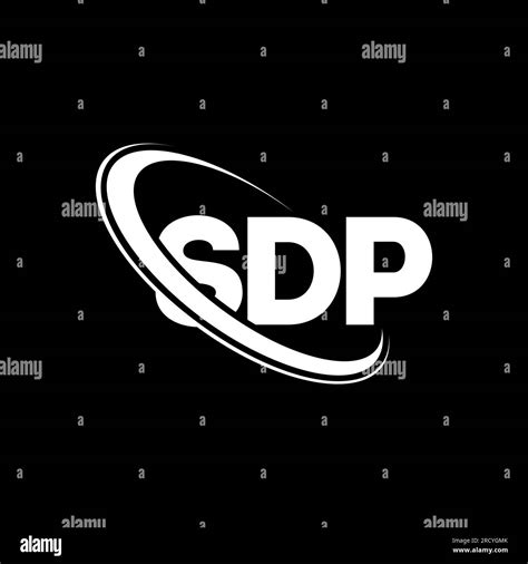 SDP logo. SDP letter. SDP letter logo design. Initials SDP logo linked ...