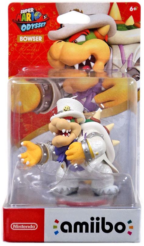 Nintendo Super Mario Odyssey Amiibo Bowser Mini Figure Wedding Outfit ...