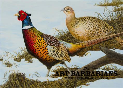 Wildlife art prints plus original paintings with a wide selection from ArtBarbarians.com located ...