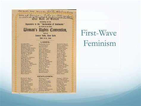 First wave feminism | PPT