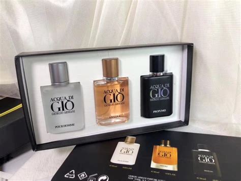 Shop Acqua Di Gio GiorGio Armani Gift Set Pour Homme Absolu Profumo at iLuxem. This set contains ...