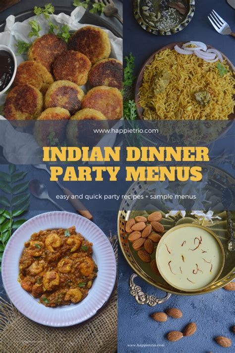 Indian Dinner Party Menu Ideas, Sample Menus + Recipes - Cook with Sharmila