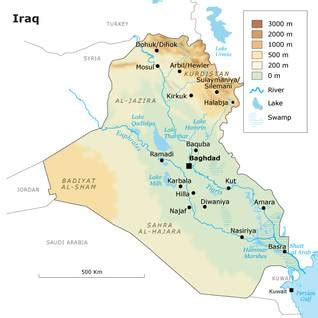 Iraq Climate Map