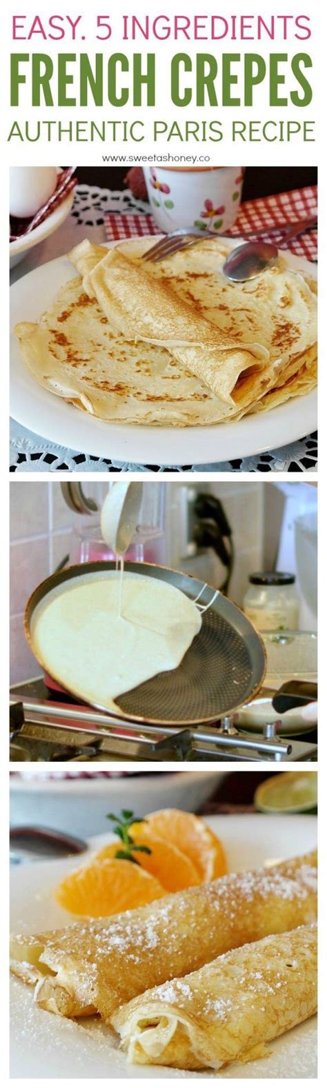 Authentic french crepes recipe as you will eat in Paris. Thin, crispy ...