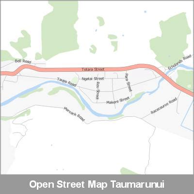 2020 Street Map Taumarunui - Digital Maps