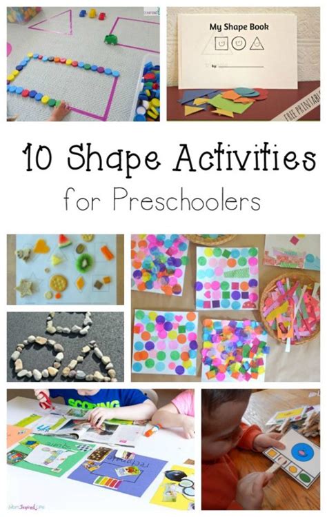 20 Shape and color activities for preschool - The Measured Mom