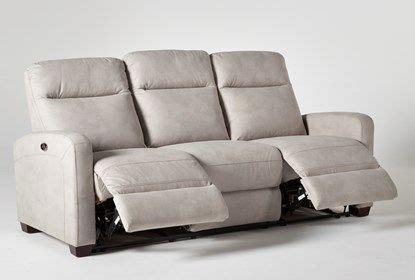 Jarrell Light Grey 81" Power Reclining Sofa with USB | Power reclining ...