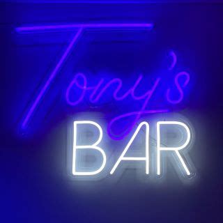 Custom Neon® Bar Signs for Home | Personalized LED Neon Bar Lights