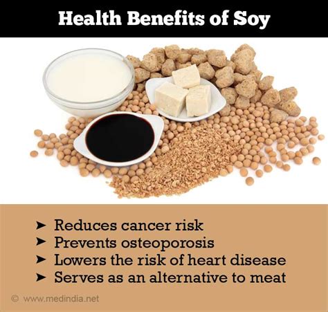 Health Benefits of Soybean - Uses - Health Implications - Reference