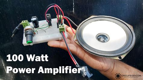 100 Watt Audio Amplifier Circuit