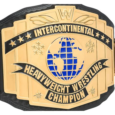 WWE Intercontinental Championship (Black Strap) | A&J'S BELTS INC.