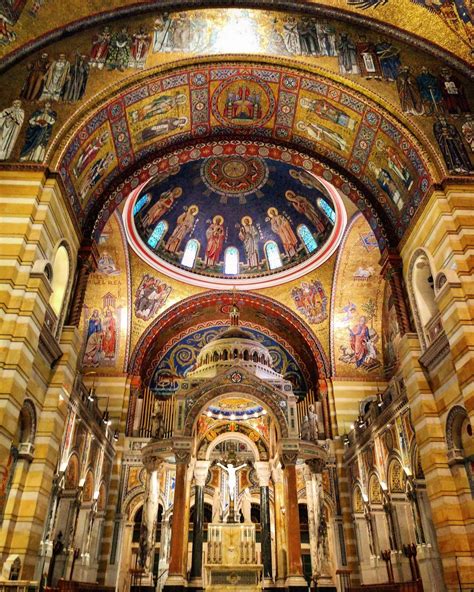 The beautiful Cathedral Basilica of St. Louis, where I was lucky enough ...