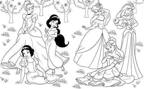 Disney Princess Free Printable Coloring Pages