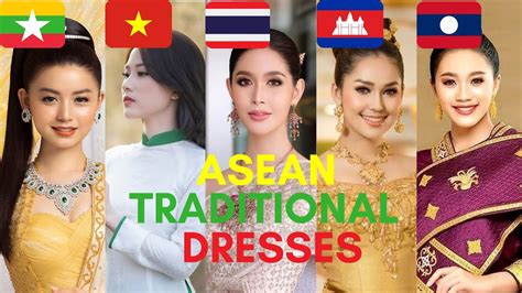 Traditional Dresses in ASEAN | Beautiful girls with beautiful dresses ...