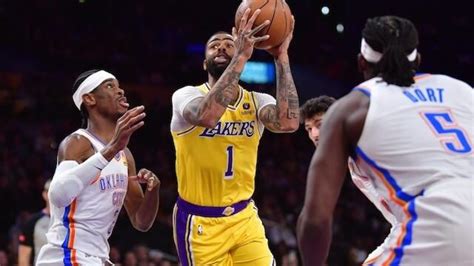 D’Angelo Russell Gets Hot As Lakers Cruise To Win Over Thunder | Yardbarker