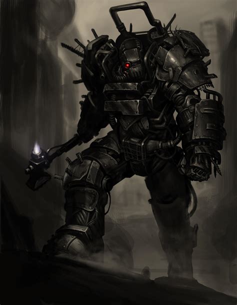 Raider power armor by MuHut on DeviantArt