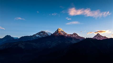 HD wallpaper: soil covered mountains, landscape, sunlight, blurred ...