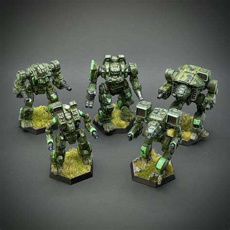 Clan Jade Falcon Falcon Guards Direct Fire Star (rocks sold separately) : battletech