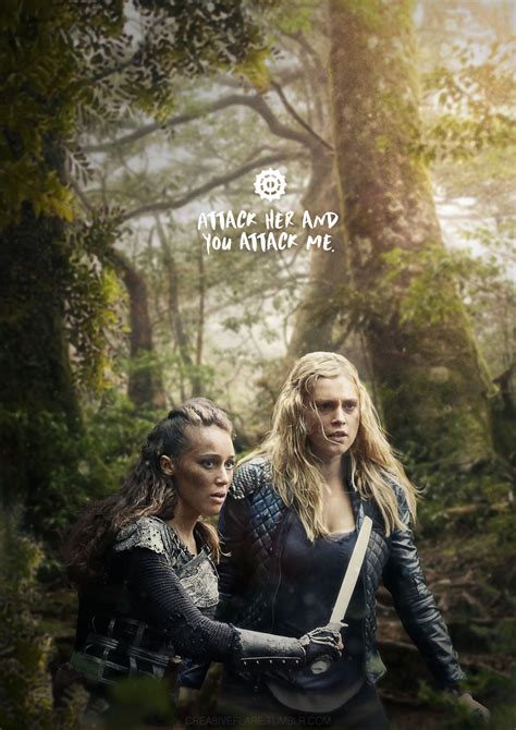 Lexa and Clarke - The 100 (TV Show) Fan Art (39545374) - Fanpop