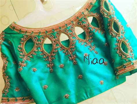 Wedding Maggam Work Blouse Back Designs for Sarees - K4 Fashion