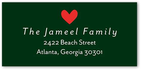 Hearty Love Address Label by Yours Truly | Shutterfly
