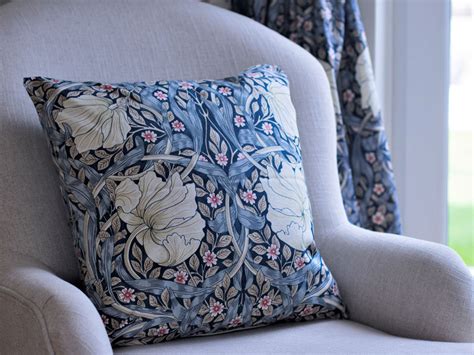 William Morris Pimpernel Blue Cushions