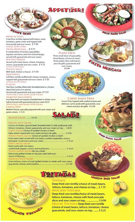 el primo restaurant menu - Very Loud Webzine Slideshow