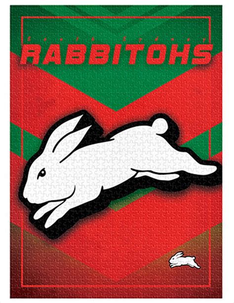 NRL: Team Logo Sth Sydney Rabbitohs 1000 Piece Puzzle, Puzzles | Sanity