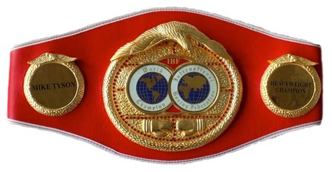 Mike Tyson Signed Full-Size IBF Championship Belt (JSA COA) | Pristine Auction